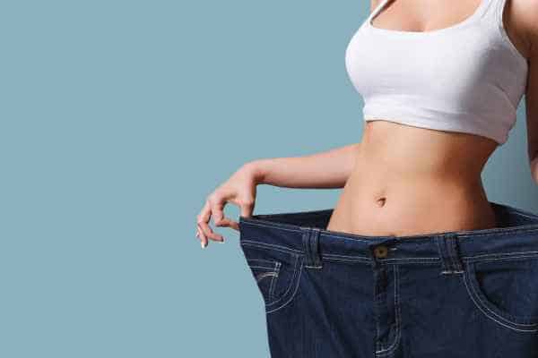 woman after fat reduction treatment Lower Morden